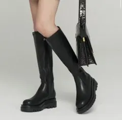 Tnewties《トラックソールレザーブーツ》