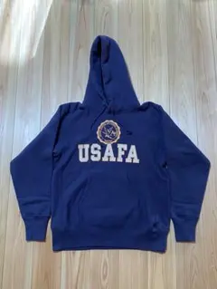 Champion USAFA リバースウィーブ　ネイビーパーカー L