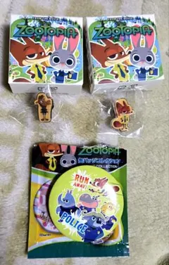 ズートピア ピンバッジセット
