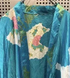 古着　ヴィンテージ　vintage ガウン　チャイナガウン　浮世絵　個性派