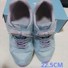 ムーンスター　luvrush LV1122 サックス　22.5センチ 女の子
