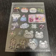 正規品　ボンボンドロップシール　モモンガ　よるねこ　ずっ友