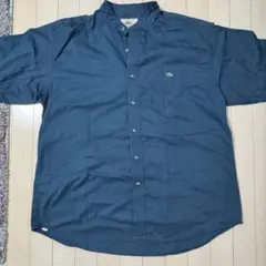 LACOSTE ダークブルー ボタンダウンシャツ XL 古着