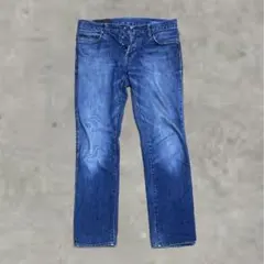 GAPギャップ1969 スリムストレートデニムパンツ 青　31/32 79/81