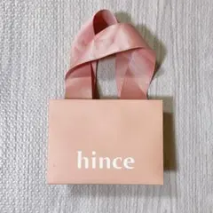 hince ショップ袋 ギフトバッグ ピンク　ショッパー　ミニサイズ