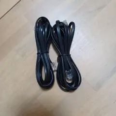 ブラックLANケーブル 2本セット