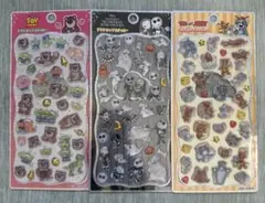 【正規品】トイストーリー ナイトメア トムジェリ プチドロップステッカー セット