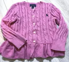 ラルフローレン　カーディガン　3T