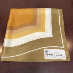 Pierre Cardin 幾何学模様 シルクスカーフ