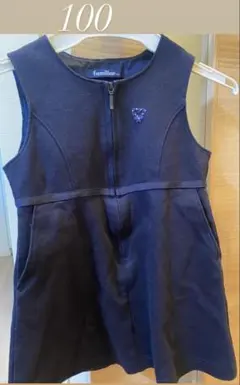 【美品】familiar 100cm ジャンパースカート