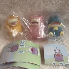 ポケモン　１,２の……ポカン！ソフビマスコット3種セット