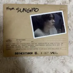 BOYNEXTDOOR 1st EP「WHY」　LETTER ver. ソンホ