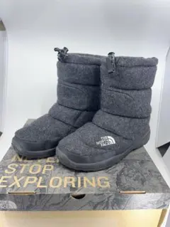 THE NORTH FACE ヌプシ ウール ミックスグレー ブーツ