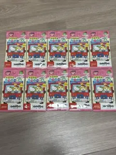 【新品】とびだせどうぶつの森 amiiboカード サンリオ復刻版（10パック）
