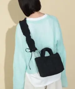 【こっちゃん様専用】BEAMS HEART ギャザー キルトショルダーバッグのサムネイル