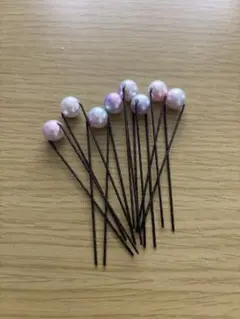 パステルパールヘアピン8本セット