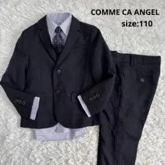 【フォーマル4点】コムサエンジェル 卒服 110キッズ ネイビー