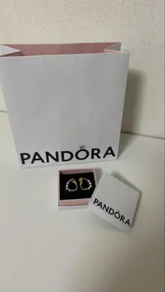 Pandora ピアス ゴールド 両耳のサムネイル