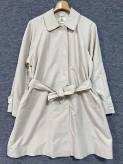 Aquascutum ステンカラーコート ベージュ - メルカリ