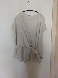 tumugu; 半袖 カットソー グレージュのサムネイル