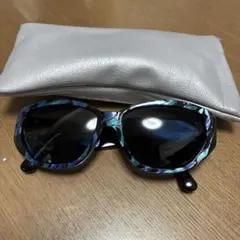 YSL オーバーサイズ サングラス ブラック/マルチカラー