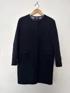 MACPHEE ネイビー ウールコート