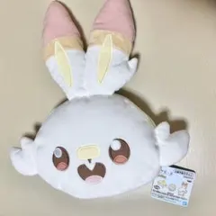 ヒバニー　ポケピース　Pokémon 大きい顔型ぬいぐるみポーチ