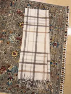 マークジェイコブス　チェック柄マフラー カシミヤ