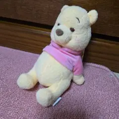 くまのプーさん ぬいぐるみ キーホルダー付き