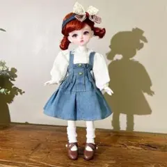 인형 옷, 인형 의상, 데님 드레스, 인형 드레스, 귀여운 인형 옷