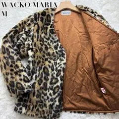 極美品 WACKO MARIA レオパード柄 ファーコート M ファージャケットのサムネイル