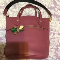 本革　ANNA SUI アナスイ　2ウェイバッグ