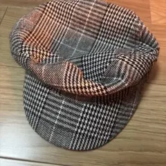 GU チェック柄 ベレー帽のサムネイル