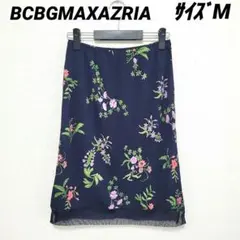 BCBGMAXAZRIA#サイズM#伸縮性抜群#花柄タイトスカートのサムネイル