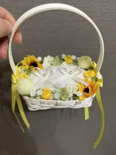 ブライダル　リングピロー バスケット