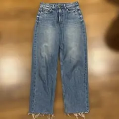 レッドカードルーズテーパードワイドデニム　 24 722475