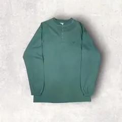 euro fruit of the loom henry neck tee - メルカリ