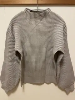 INGNI リブ編みニット　ベージュグレー　サイズM