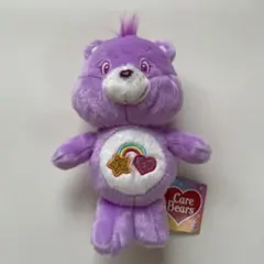 ケアベア ぽってりきらきらぬいぐるみ2 紫