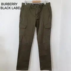バーバリーブラックレーベル 美品 カーゴパンツ 82 カーキ ノバチェックのサムネイル