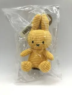 新品 미사용 ✨ミッフィー キーチェーン コーデュロイ 10cm ＜イエロー＞