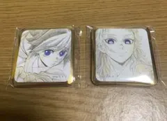 鬼滅の刃 ダイニング スクエア 缶バッジ 冨岡義勇 錆兎