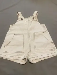 MONBEBEデニムサロペット