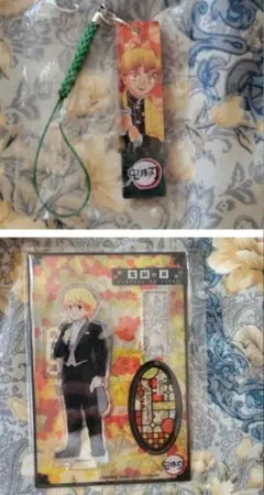 鬼滅の刃　我妻善逸　アクリルキーホルダー　アクスタ