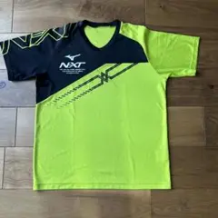 Mizuno NEXT Tシャツ ネオンイエロー M