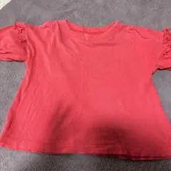 O&G 赤 フリル袖 Tシャツのサムネイル