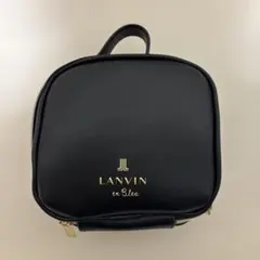 LANVIN en Bleu ポーチ ブラック バニティポーチ メイクポーチのサムネイル