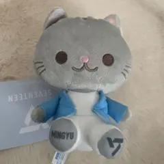 SEVENTEEN猫ミニぬいぐるみ〜SECTOR17〜WONWOOウォヌ セブチ - メルカリ