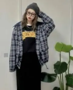 26日までの値下げ！nonチェックブルゾン