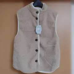 【新品、未使用】サマンサモスモス　35thリバーシブルボアベスト